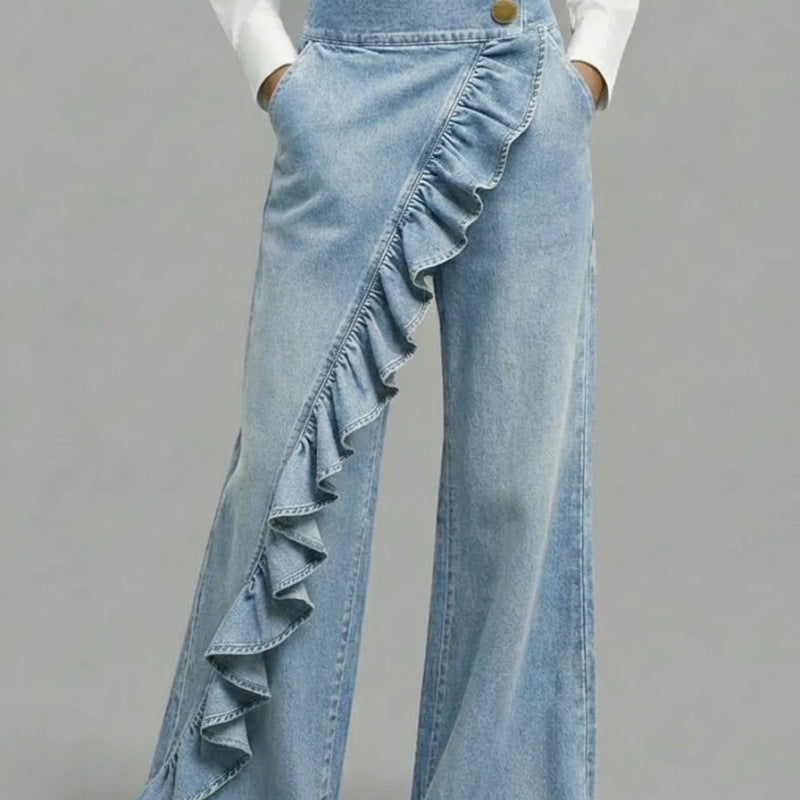 Vaquero Mujer Vintage Tiro Medio
