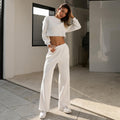 Conjunto Mujer Sudadera y Pantalón Waffle