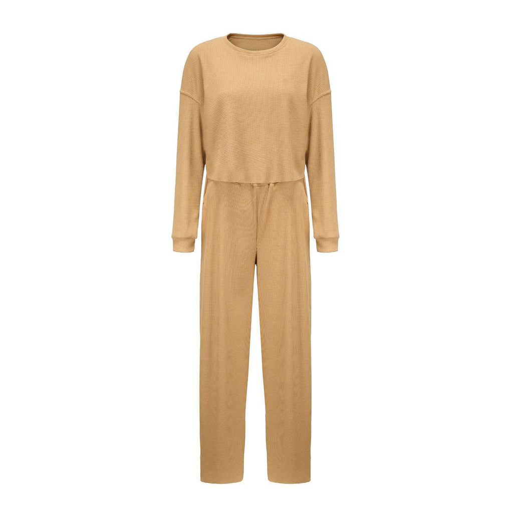 Conjunto Mujer Sudadera y Pantalón Waffle