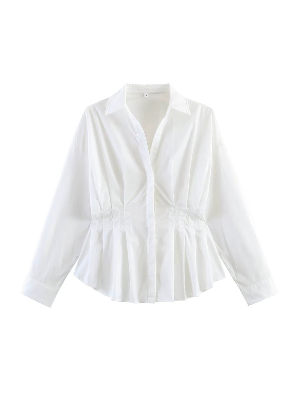 Camisa Mujer Rayas Cuello Solapa Oficina