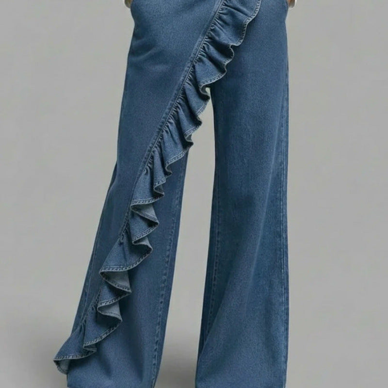Vaquero Mujer Vintage Tiro Medio